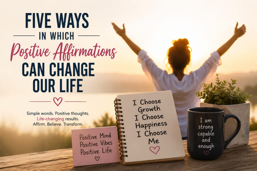 Positive affirmations that can change your life.