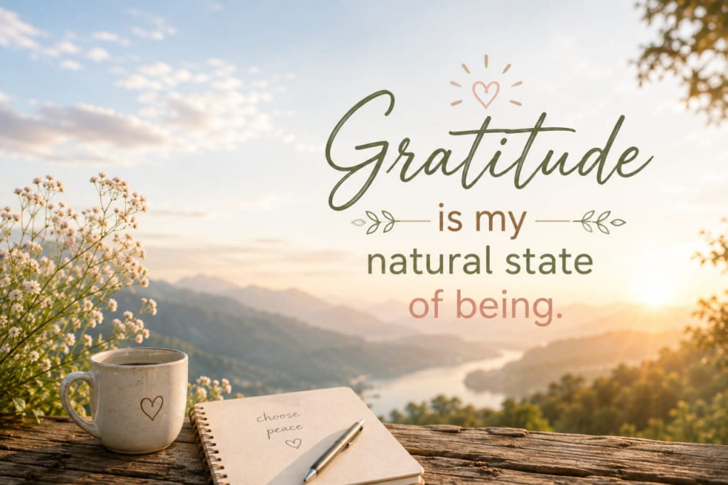 Gratitude is my natural sttate of being